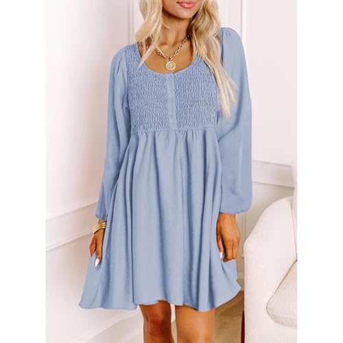 Robe décontractée courte taille haute pour structurer la silhouette - 7