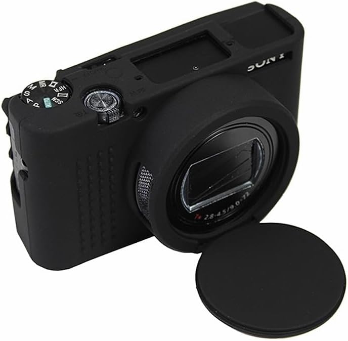 Silicone Case for Sony RX100 VII Camera, Soft Protective Cover with Anti-Slip Grip and Lens Protection for DSC-RX100 VII Digital Camera, Scratch Resistant (Black) - Image 7