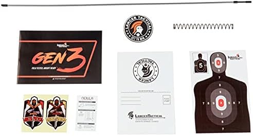 Miniatura 6 de Lancer Tactical Gen 3 Airsoft Rifle Nylon Polymer M4 SD - Rifle eléctrico programable completosemiautomático Airsoft AEG instalado alto FPS con 0.01