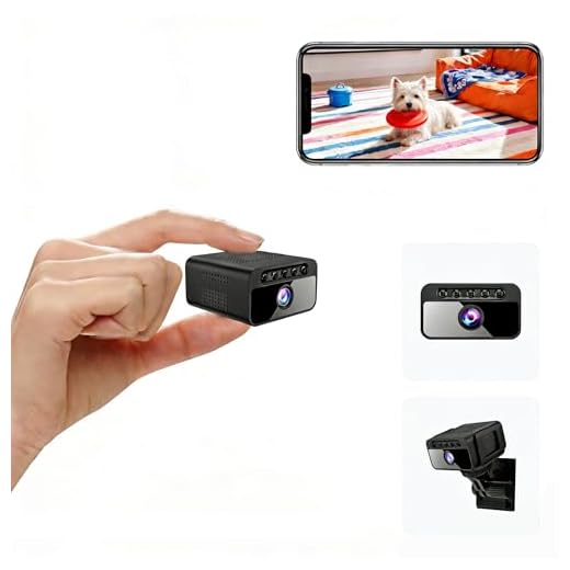 Mini Kamera, 4K WLAN Überwachungskamera Innen Akku mit Netzbetrieb – WLAN Überwachungskamera mit 150° Ultra-Weitwinkel, PIR-Bewegungsmelder, Nachtsicht, Unterstützung für SD Cart&Cloud-Speicher