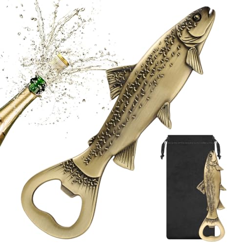 Bild: MR.BARWARE Forelle Fisch Bier Flaschen�ffner, Einzigartig Bier Geschenke f�r Angler, Fisch Deko Angel Zubeh�r Geschenke f�r Angler M�nner, Vatertagsgeschenk Weihnachtsgeschenke f�r Angler M�nner f�r 13,99 EUR bei amazon.de