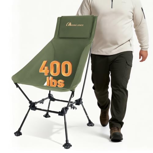 MOON LENCE Oversized High Back Camping Chair for Adults,