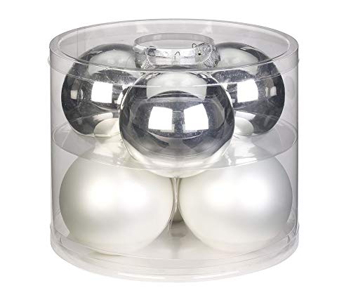 Boules de Noël en verre de 10 cm pour créer des souvenirs magiques en famille