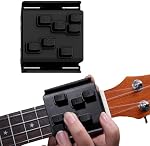 Ukulele Chord Presser Trainer for Beginners, Ukulele Aid Easy Press Kit Chord Assisted Learning Tool, Ukulele Attachment Eliminates Finger Pain for 23 Inches and 26 Inches