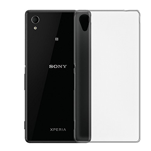 Conie LC38671 Liquid Crystal Kompatibel mit Sony Xperia M4 Aqua, Transparent Silikon Schutzhülle Bumper Hülle HD Clear rutschfest Cover für Xperia M4 Aqua Handyhülle Durchsichtig