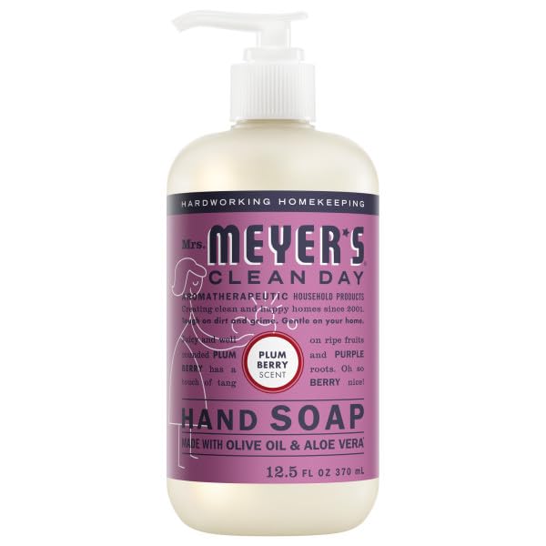 Image of Mrs. MEYER'S Clean Day Liquid Hand Soap 4 Pack Variety 12.5 Fl Oz Each, 1 CT (Honeycomb + Rainwater + Oat Blossom + Plumberry)