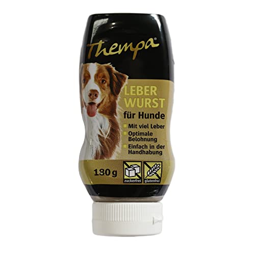 Thempa Hundeleberwurst - 180g Tube I als Belohnung I Hudetraining I in Deutschland hergestellt
