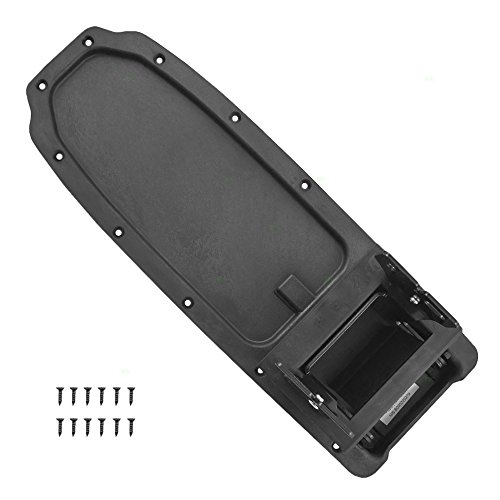 Full Center Console Armrest Repair Kit Base & Hinges Black Replacement for 04-11 Ford Ranger Pickup Truck 3L5Z10047A20AAA