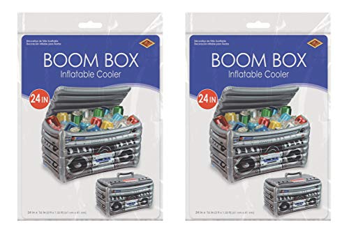 Image of Beistle Inflatable Cooler - 50's & 80's Party Decorations, Drink Containers, Beverage Cooler, Music Themed Decorations: Decades