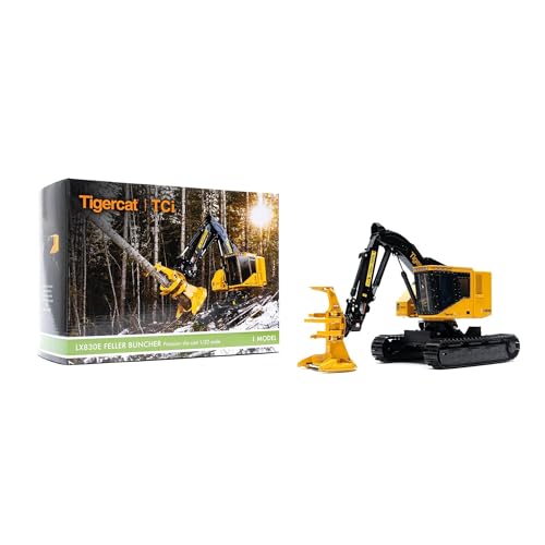 OBT 1/32 Tigercat LX830E Feller Buncher con cadenas miniatura 6