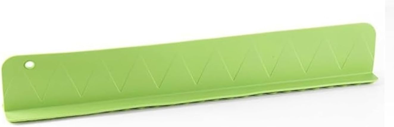 Silicone Sink Splash Guard for Kitchen and Bathroom, Silicone Sink Splash Guards with Strong Suction Cup,Silicone Flume Baffle Water Barrier for Kitchen Sink Anti-Splash Water (48 cm) (1, Green)