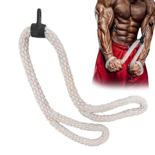 ジムロープアタッチメント | 滑り止め 前腕筋強化 ワークアウト機器 | ローププルダウン アタッチメント | 自宅ジムワークアウトトレーニング強化用