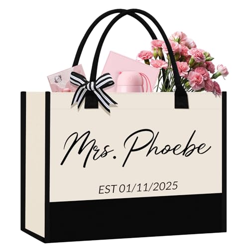 CXCC Mrs Bag Mrs. Last Name Est Year Tote Bag miniatura 1