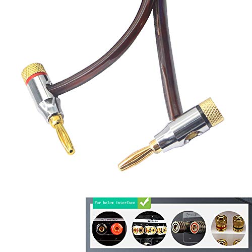Cable Speakon a plátano macho con bloqueo giratorio anticaídas para audio DJ PA 6