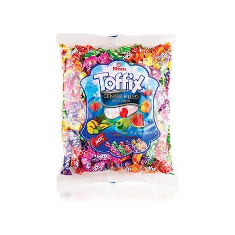 Toffix 1kg Kaubonbons, Fruchtgummi, mit Füllung, versch. Geschmack Cover