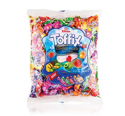 Toffix 1kg Kaubonbons, Fruchtgummi, mit Füllung, versch. Geschmack Toffix 1kg Kaubonbons, Fruchtgummi, mit Füllung, versch. Geschmack