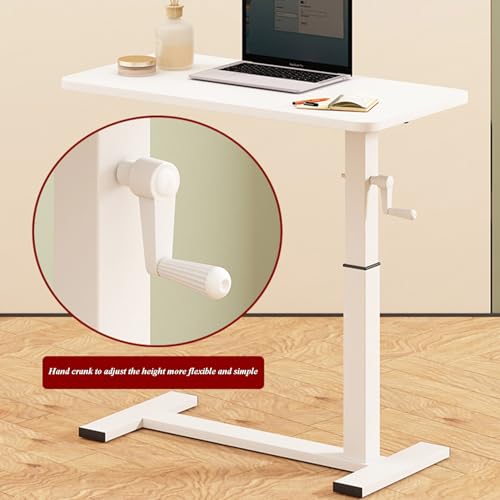 Table de lit pliable à hauteur réglable 64-93cm avec roues - 5