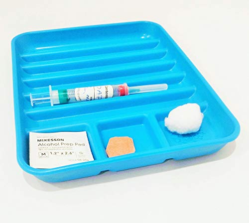 Medical, Dental, Medication, Syringe Tray (Set of 2)