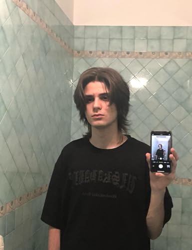 EMMIOL Men's T Shirts Short Sleeves Crew Neck Cotton Tees Loose Solid Streetwear Graphic Tops Grunge Grunge Shirts4