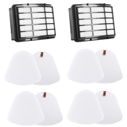 Filter Replacement for Shark Navigator Lift Away Deluxe Professional Vacuum ZU503AMZ NV350 NV351 NV352 NV355 NV357 NV360 NV370 UV440 UV540, Parts XFF350 & XHF350, 2 HEPA + 4 Pre-Felt Filters