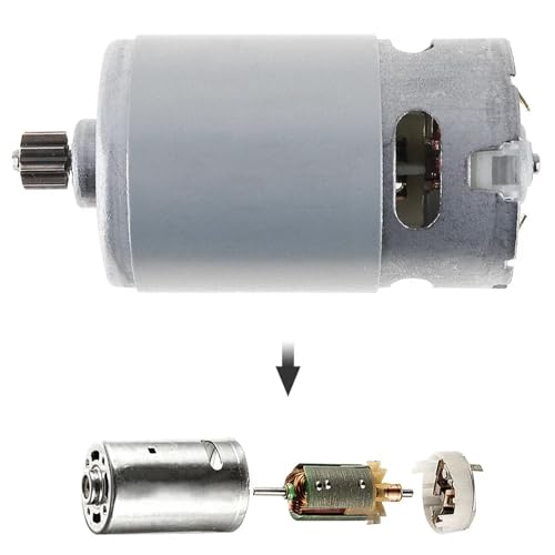 Moteur RS550 10.8V haute performance avec pignon en acier 12 dents pour perceuses