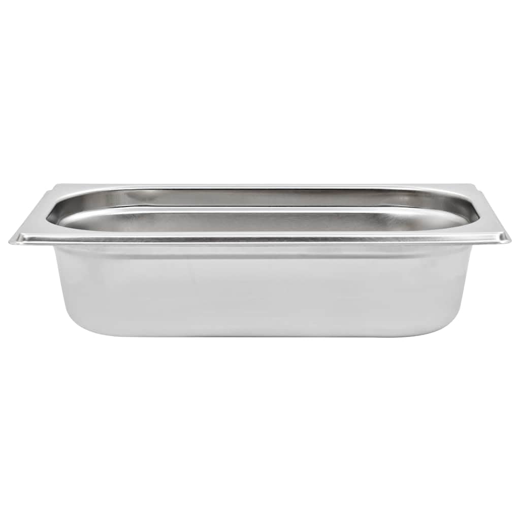 Gastronormbehälter 8 STK. GN 1/4 65 mm Edelstahl Stapelbar