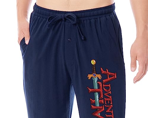 Adventure Time Men's TV Show Series Logo Sleep Pajama Pants3