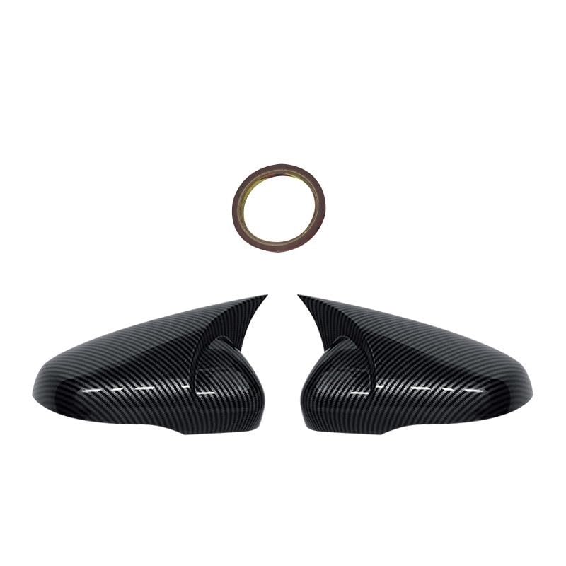 Couvercle de rétroviseur Golf MK7 noir brillant anti-rayures 2 pièces