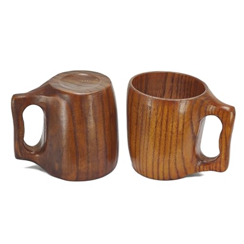 Taza de madera artesanal 9.3 onzas para bebidas miniatura 3