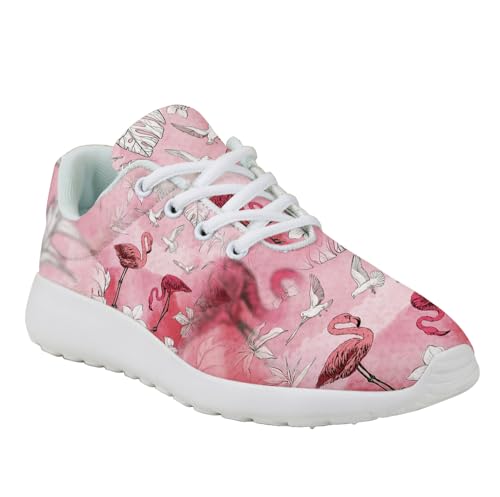 Flamingo Shoes for Women Men Trail Running Casual Fashion Sneakers Slip-on Tennis Shoes3