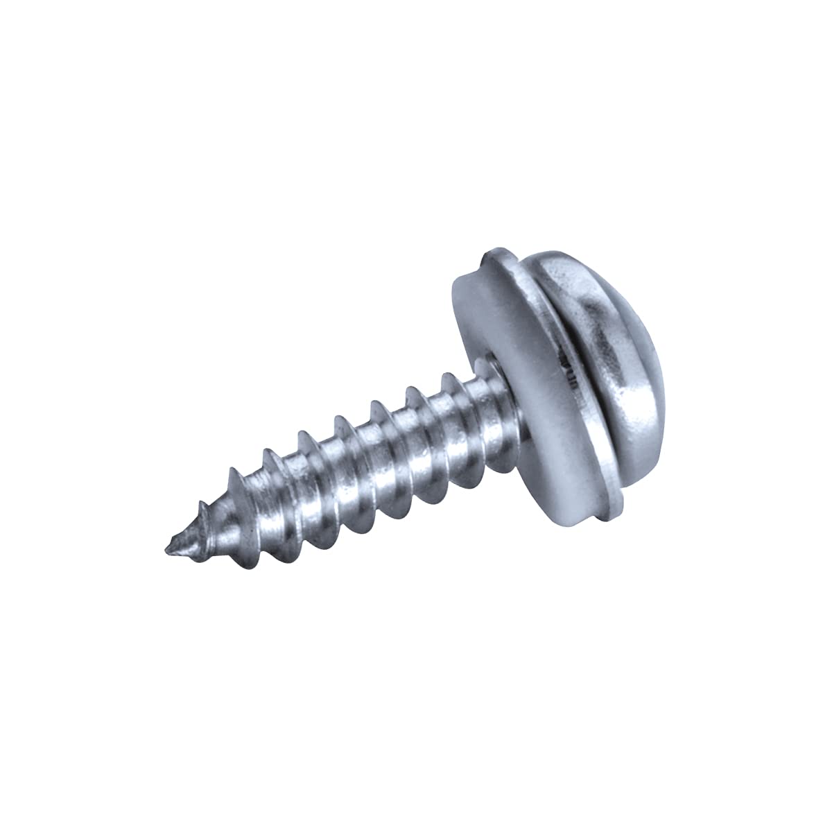 GOEBEL® 500 unidades Tornillo de chapa con disco EPDM de 4,8 x 19 mm de acero inoxidable A2 (V2A) cabeza alomada Phillips Phillips PH DIN7981 ISO7049 estándar de fábrica Tornillo de cabeza