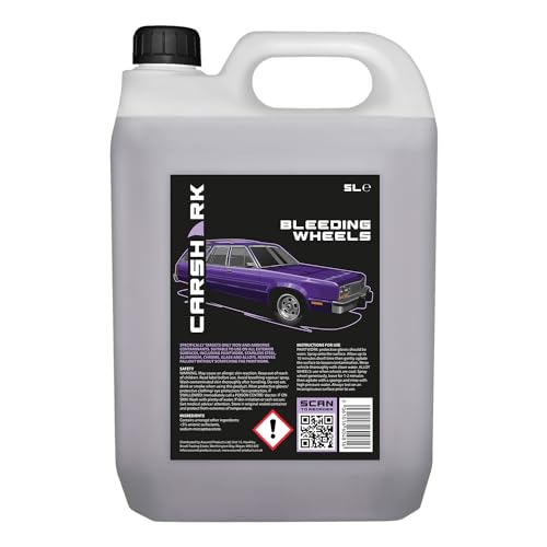 CARSHARK Bleeding Wheels 5 litre Wheel Cleaner, Removes Iron and Airborne Contaminants
