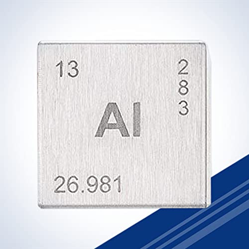 Aluminum Element Cube- Engraved - 1