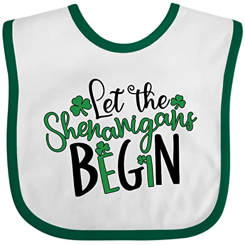 inktastic St. Patrick's Day Let the Shenanigans Begin Baby Bib
