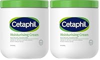 Cetaphil Moisturising Cream 550g, for Face & Body, for Dry & Sensitive Skin, with Sweet Almond Oil, Niacinamide & Panthenol, Non-Comedogenic, Fragrance-Free, Dermatologist Tested, Pack of 2