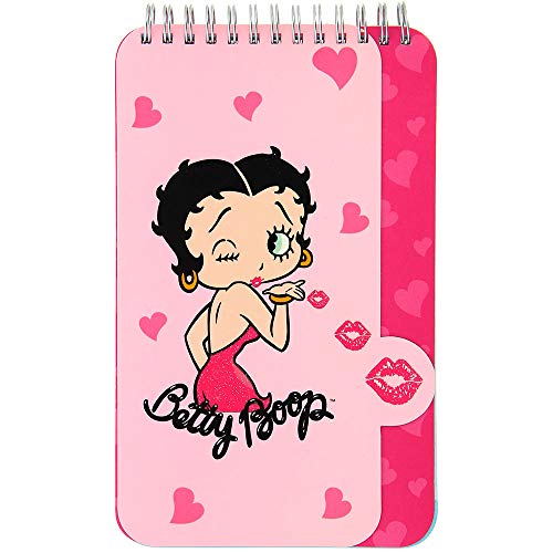 Bloc-notes à spirale Betty Boop Kiss carnet de notes papier ligné - 2