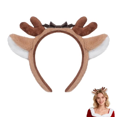 Angoily Christmas Headband, Reindeer Antler Hair Accessories