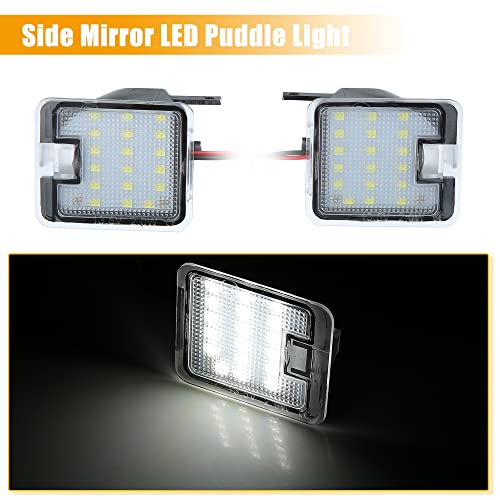 Par de luces LED para espejo lateral Ford C Max miniatura 3