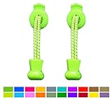 X-Treme Locking Laces - (Neon Yellow) 24 Colors to Choose - One Pair for Only $8.95 - This Color: (Neon Yellow)