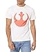 Star Wars Young Men's Alliance Emblem T-Shirt, White, Medium