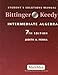 Student's Solutions Manual for Intermediate Algebra by Bittinger & Keedy