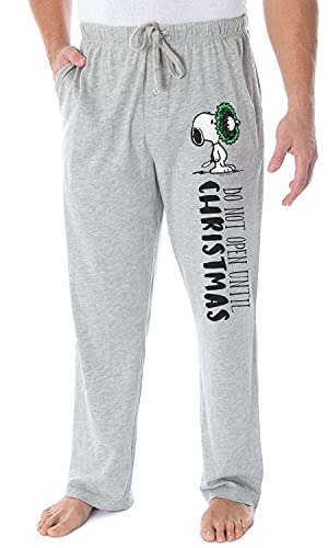 Peanuts Adult Snoopy Christmas Character Loungewear Sleep Pajama Pants