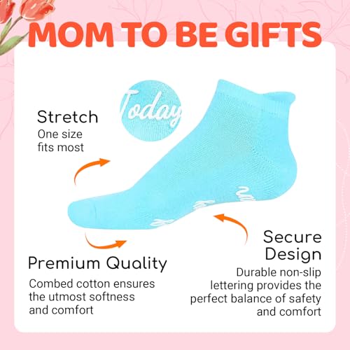 Zmart Labor and Delivery Socks Pregnancy Socks Maternity Socks for Hospital, Pregnancy Maternity Gifts, Tiny Human, Medium