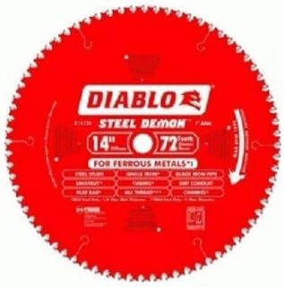 Diablo D1472CF 14-inch Steel Demon 72T Cermet II Carbide Ferrous Metal Saw Blade
