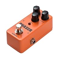 3 functional knobs(rate/depth/mix) for adjusting the performance of the phase effect. Mix knob flexibly adjusts the mixing ratio of phase effect and original sound. Warm analog phase effect makes the guitar sound more excellent. Mini palm size, compa...
