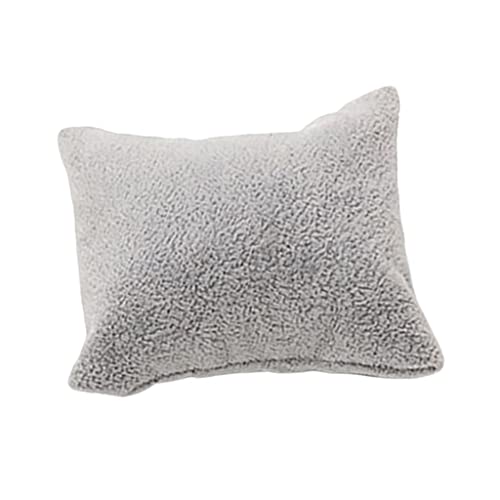 Qianly Schmuck Vitrine Display Kissen Armbänder Armreifen Uhren Halter Kissen, Grau Cover