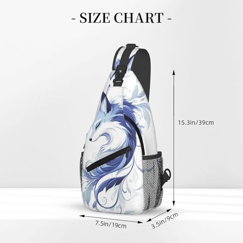 Image of Crossbody Bag Elegant-Fox Sling Bag Backpack Chest Bags Shoulder Bag for Women Men
