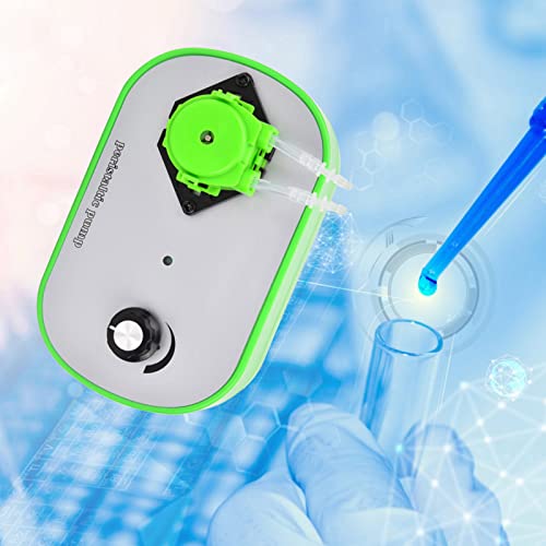 Bomba Peristáltica Dosificadora G628-1, Bomba de Líquidos con Velocidad Ajustable 100-240V/12V Dc para Laboratorio, Acuario Y Aplicaciones Analíticas