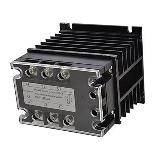 Relais statique triphasé 40A commutation silencieuse sans contact électrique AC 380V robuste