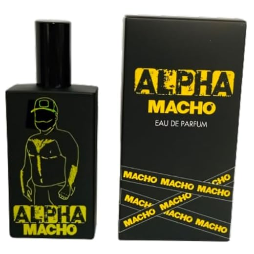 ALPHA MACHO Perfume for Men 100ml - Perfume para Hombre - Notas Cítricas, Especias y Frutales - Fragancia Energética y Aventurera - Frescura Duradera para el Hombre Calvo